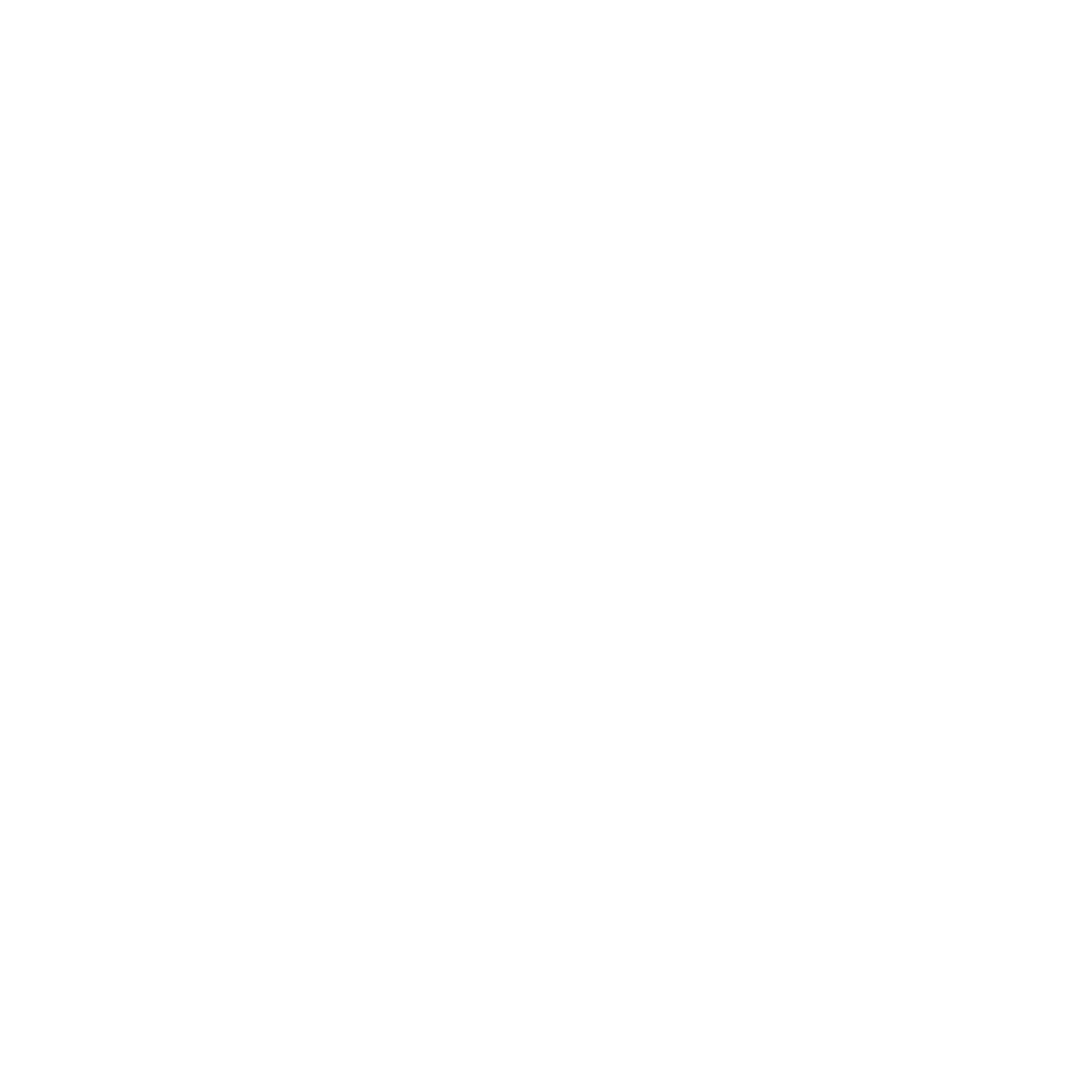 Pear icon, white